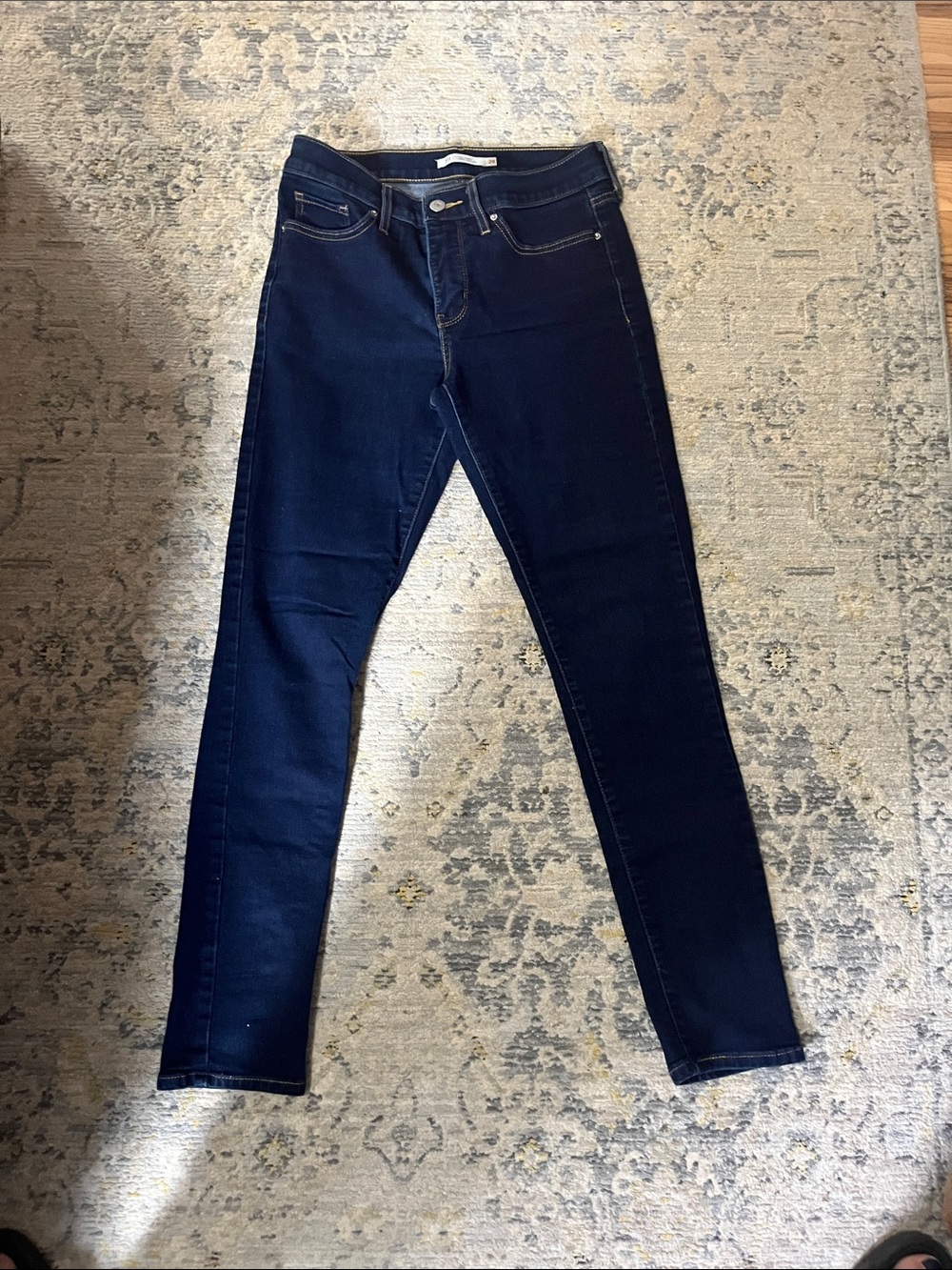 Levi's Dark Blue Skinny Jeans - Slim Fit Stretch